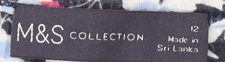 Marks & Spencer Women's Floral T-Shirt Size 12