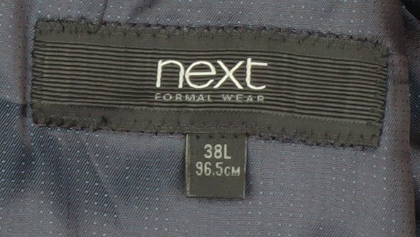 Next Men's Blue 38L Wool Blazer Jacket Formal