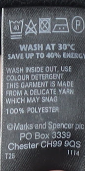 M&S Women's Black Cover Up, Medium Size, Lightweight