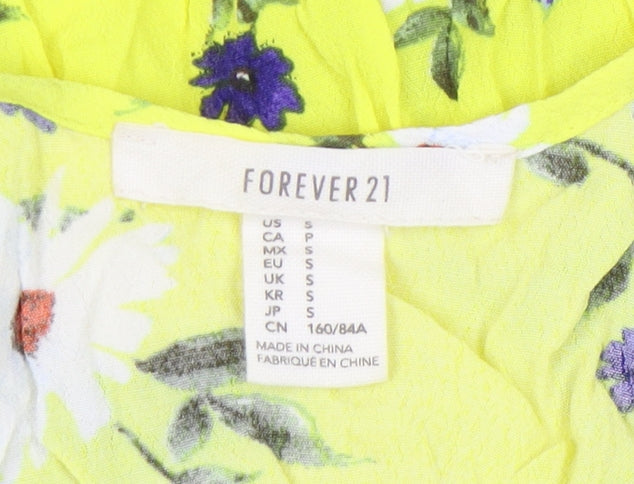 Forever 21 Women’s Multicoloured Floral Camisole Tank - Size S