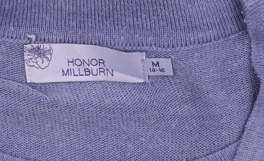 Honor Millburn Women's Purple Cardigan Size 14