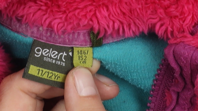 Additional view of Gelert girls’ pink fleece pullover sweatshirt, size 11-12, years