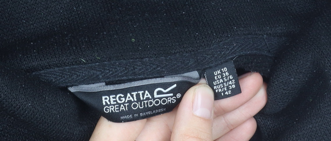 Regatta Women's Black Roll Neck Jumper, Size 10