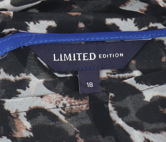 Marks & Spencer Women's Animal Print Blouse Size 18