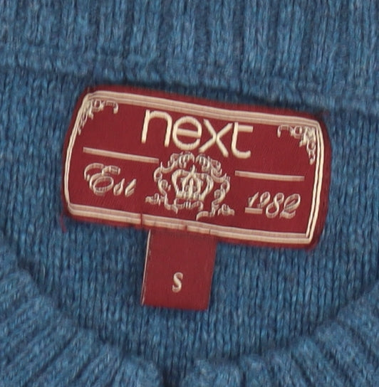 Next Women's Blue Henley Jumper Size S