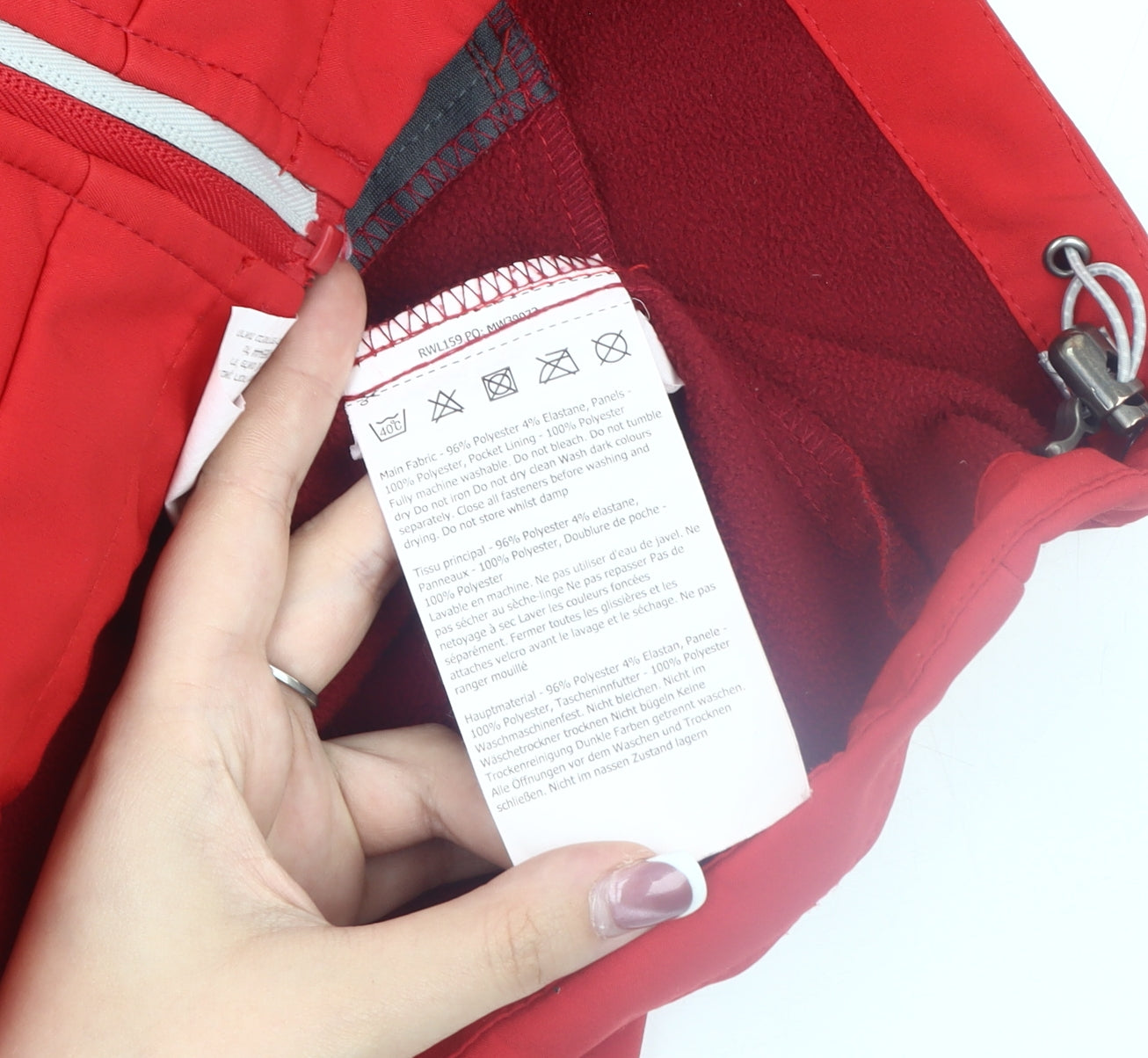Regatta Women's Red Soft Shell Jacket Size 12