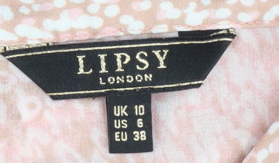 Lipsy Women’s Multicoloured Animal Print Shirt