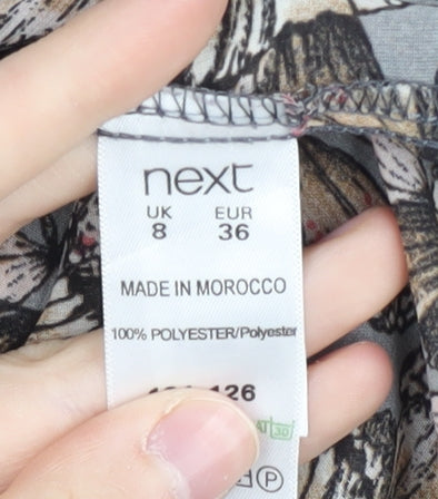 Next Women’s Multicoloured Butterfly Blouse Size 8