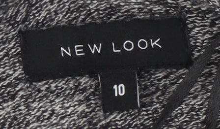 New Look Women's Grey Long Sleeve Open front Cardigan Size 10