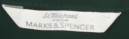 Marks & Spencer Women’s Green Button-Up Shirt