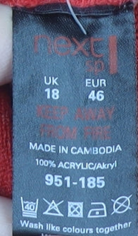 Next Women's Red Pullover Jumper Size 18