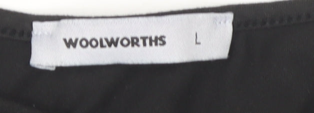 Woolworths Women's Black Shift Dress L