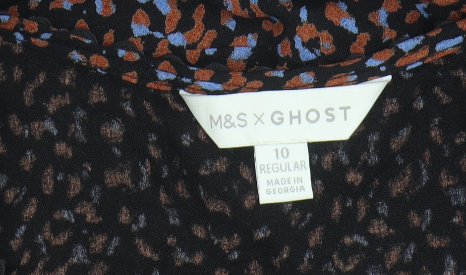 Marks & Spencer Women's Multicoloured A-Line Animal Print Dress