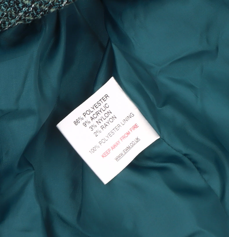 Honor Millburn Women's Green Tweed Jacket, Size 14