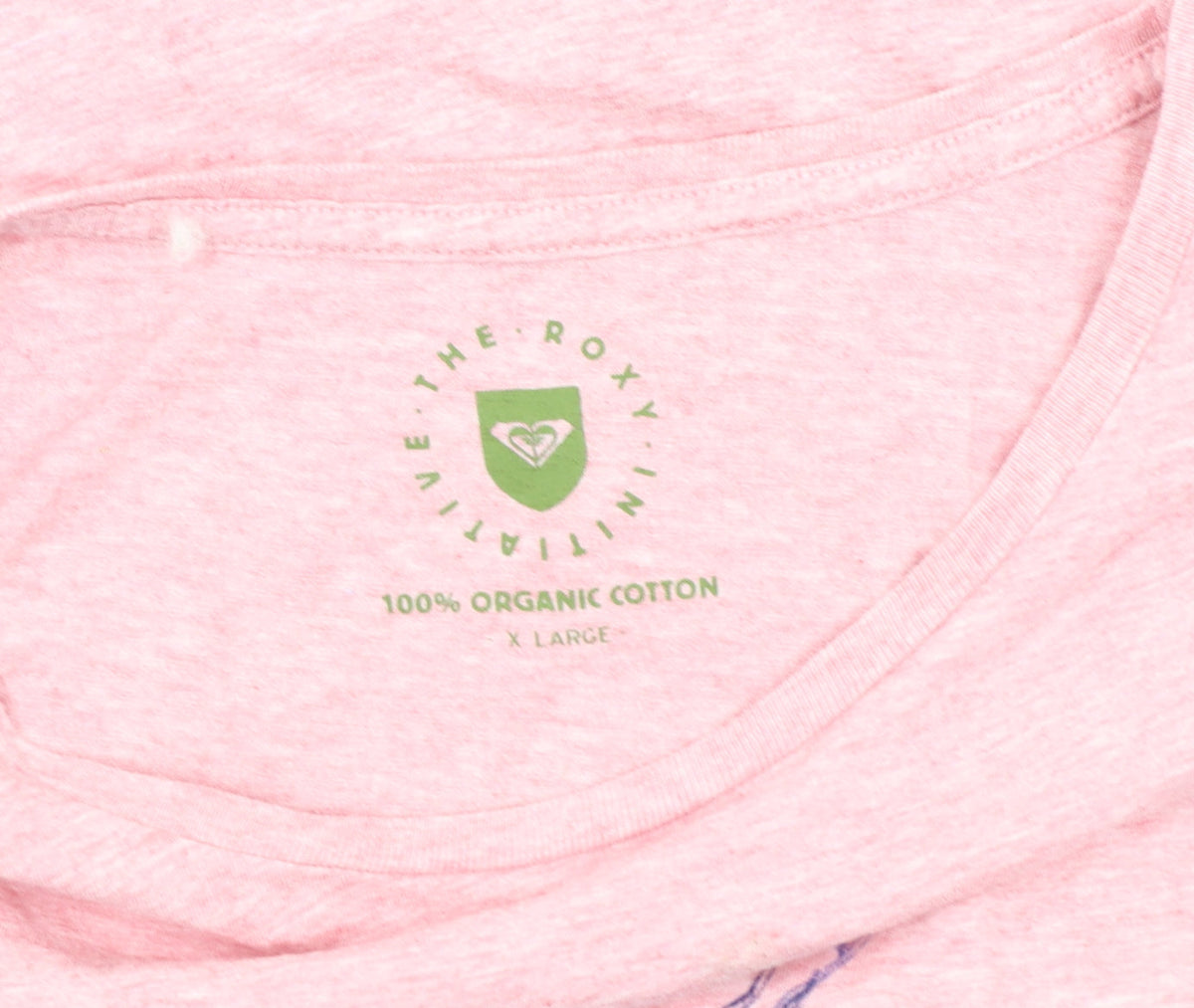 Roxy Women's Pink XL T-Shirt, Casual Short Sleeve