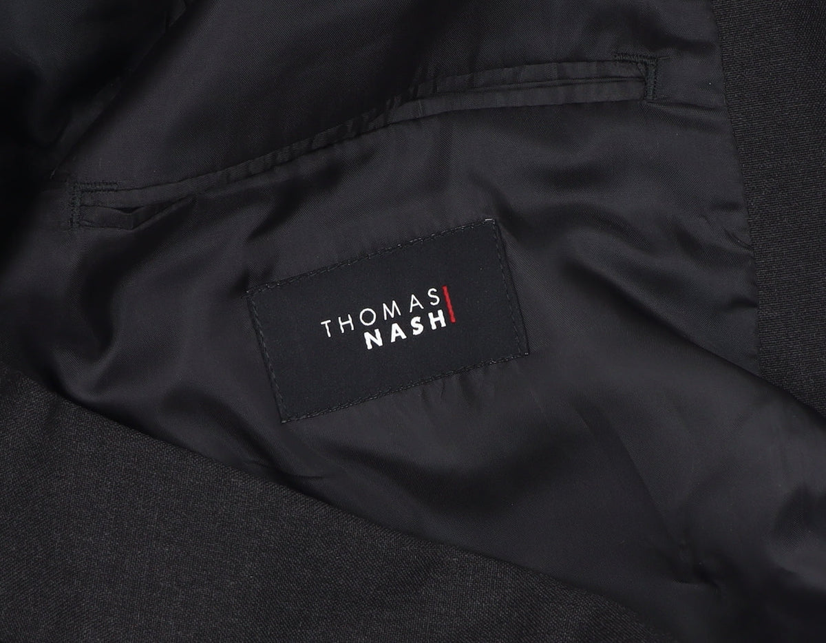Thomas Nash Men's Grey Blazer, 42 Regular Jacket