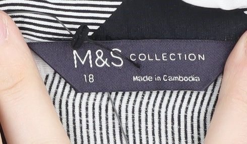 Marks & Spencer Women's Check Skirt Size 18