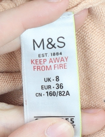 Marks & Spencer Beige Women's Pullover Jumper Size 8
