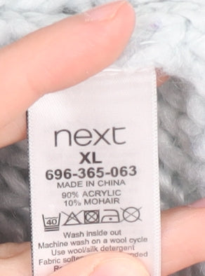 Next Women's Blue Cable-Knit Pullover Jumper XL