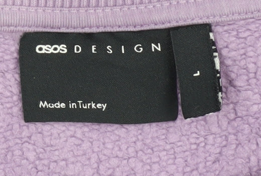 ASOS DESIGN Women's Purple Pullover Sweatshirt