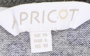 Apricot Women's Green Animal Print Dress Size 14