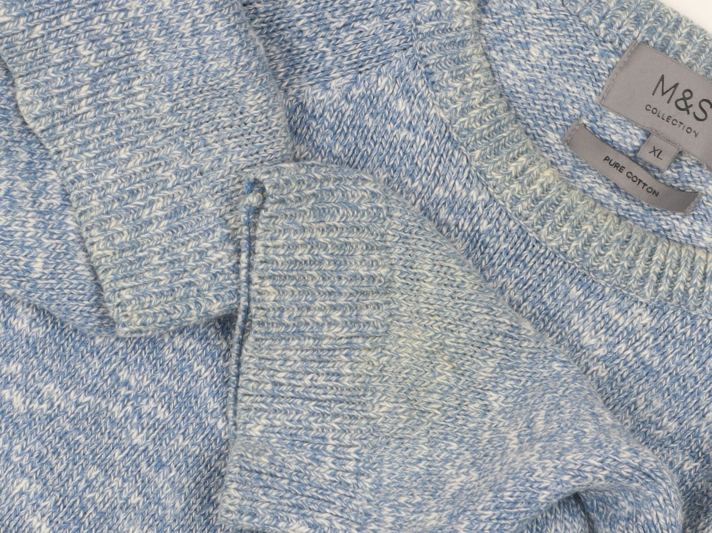 Marks & Spencer Men's XL Blue Pullover Jumper