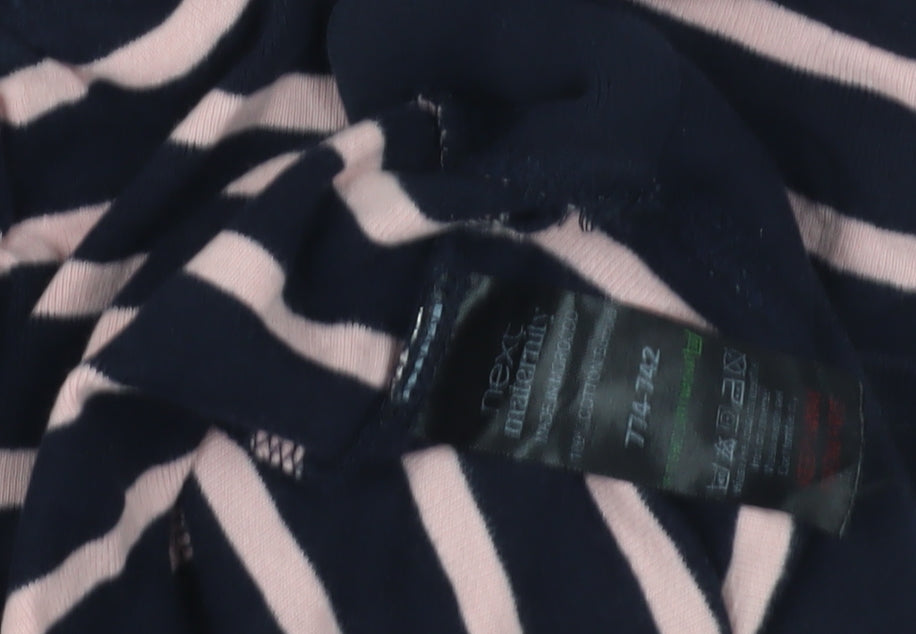 Next Women's Striped Pullover Hoodie - Multicoloured, Size 12