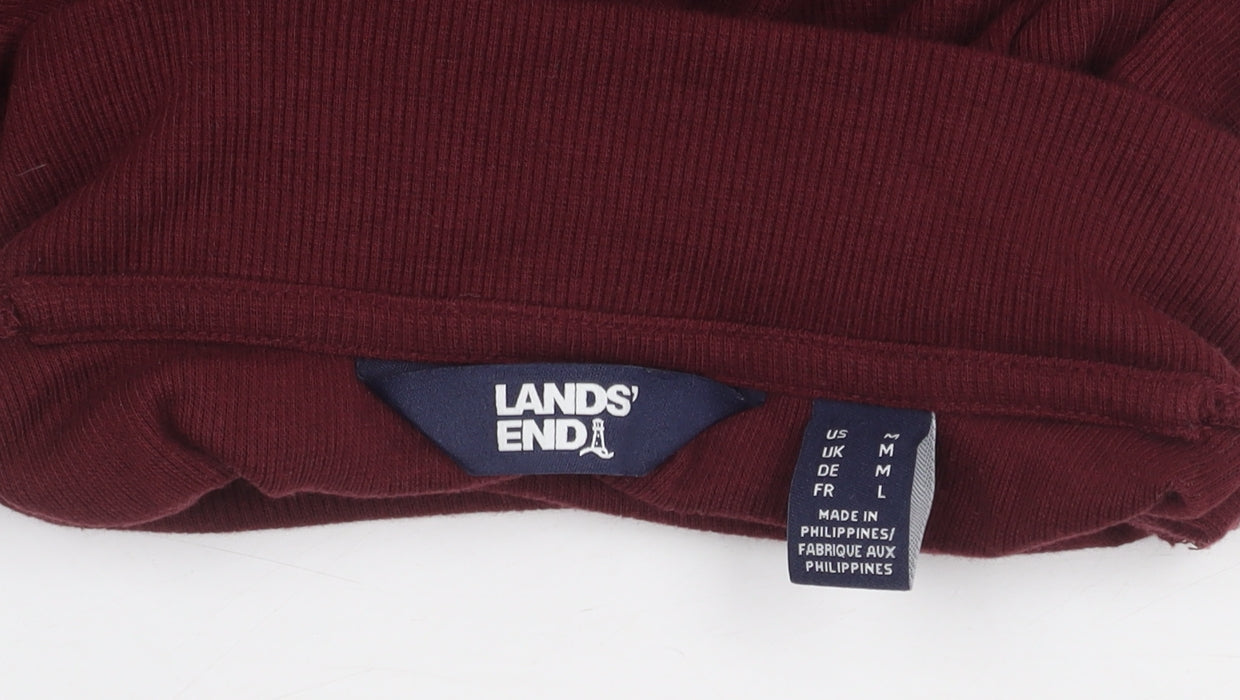 Lands' End Women's Red Pullover Jumper, Size M