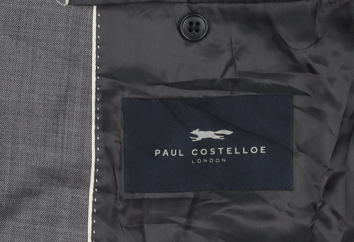 Paul Costelloe Men's Grey Blazer Jacket Size 46