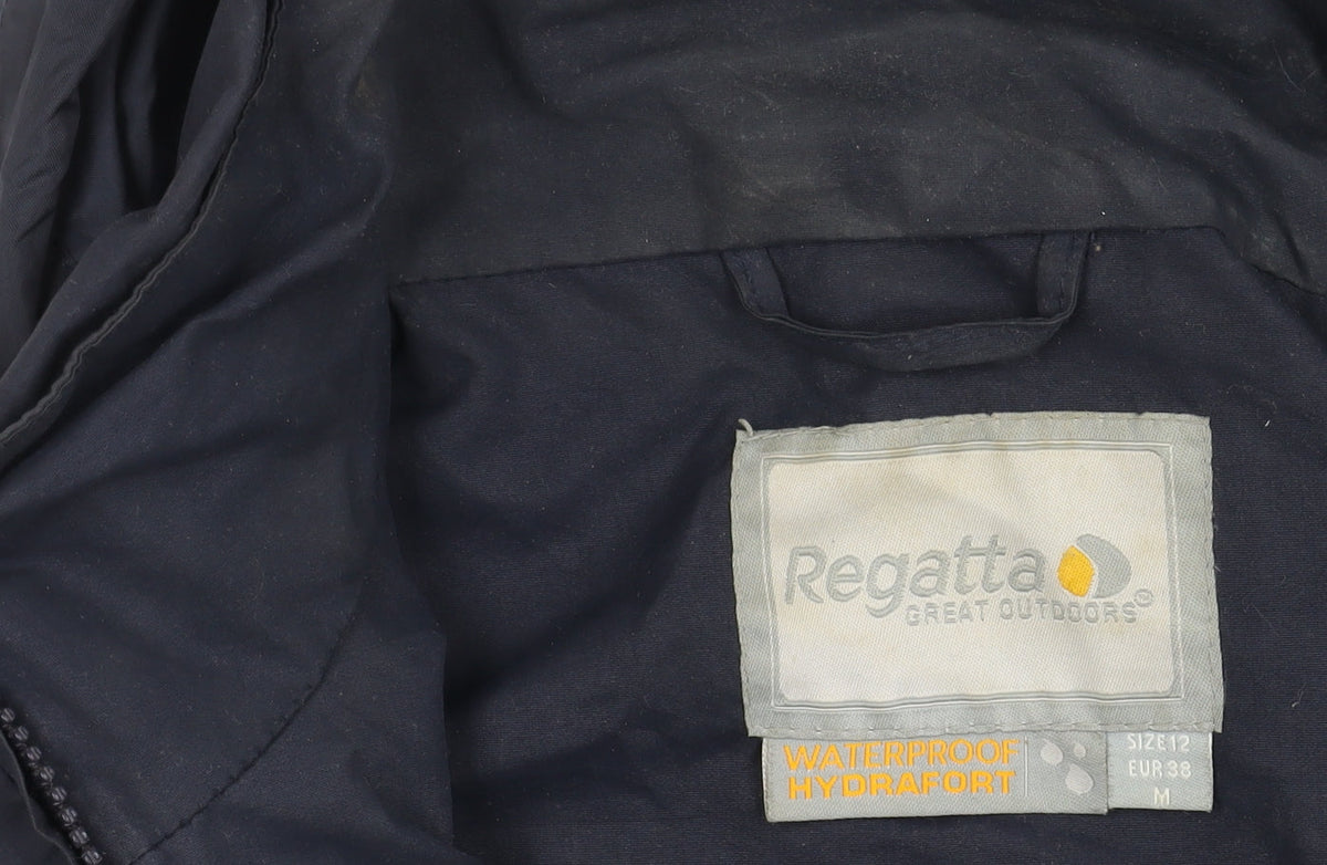 Regatta Women's Blue Waterproof Parka Jacket Size 12
