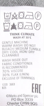 Marks & Spencer Unisex Grey V-Neck Sleeveless Vest