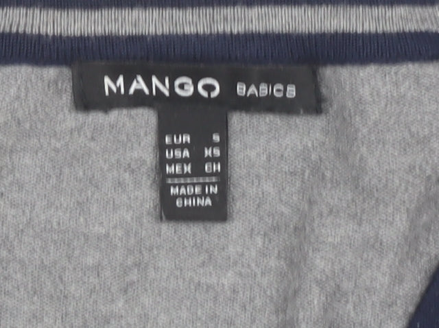 Mango Women's Grey Pullover Jumper Size 8