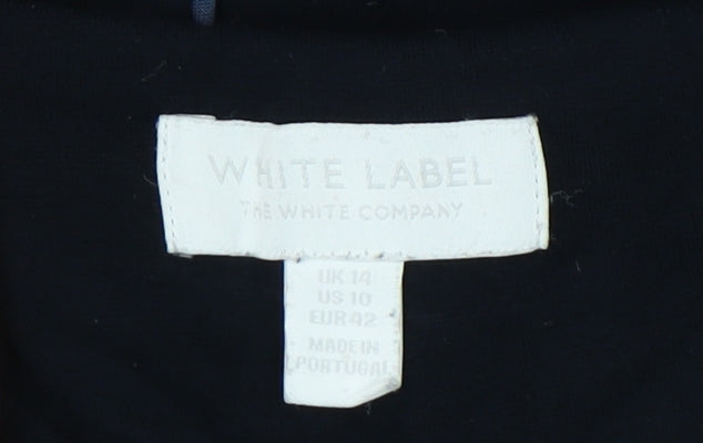 The White Company Women's Black Long Sleeve Dress