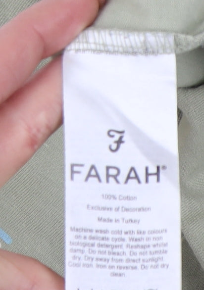Farah Men's Green Short Sleeve T-Shirt M