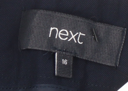 Next Women's Blue Wide-Leg Trousers Size 16