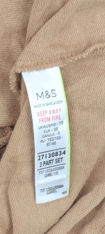 Marks & Spencer Women's Beige Hoodie Size 10