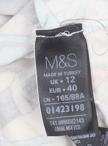 Marks & Spencer Women's Multicoloured Floral Blouse Size 12