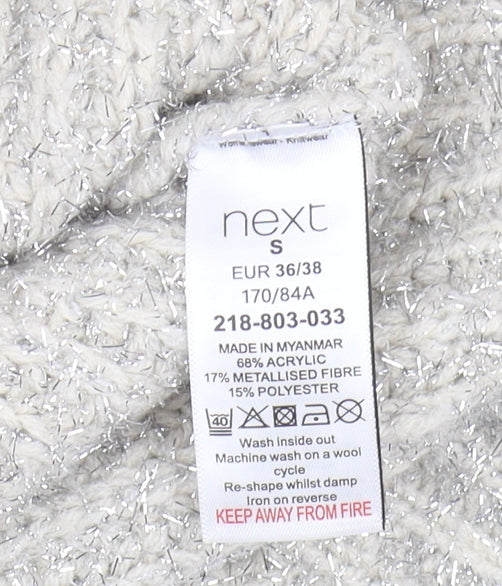 Next Women’s Ivory Roll Neck Pullover Jumper Size S