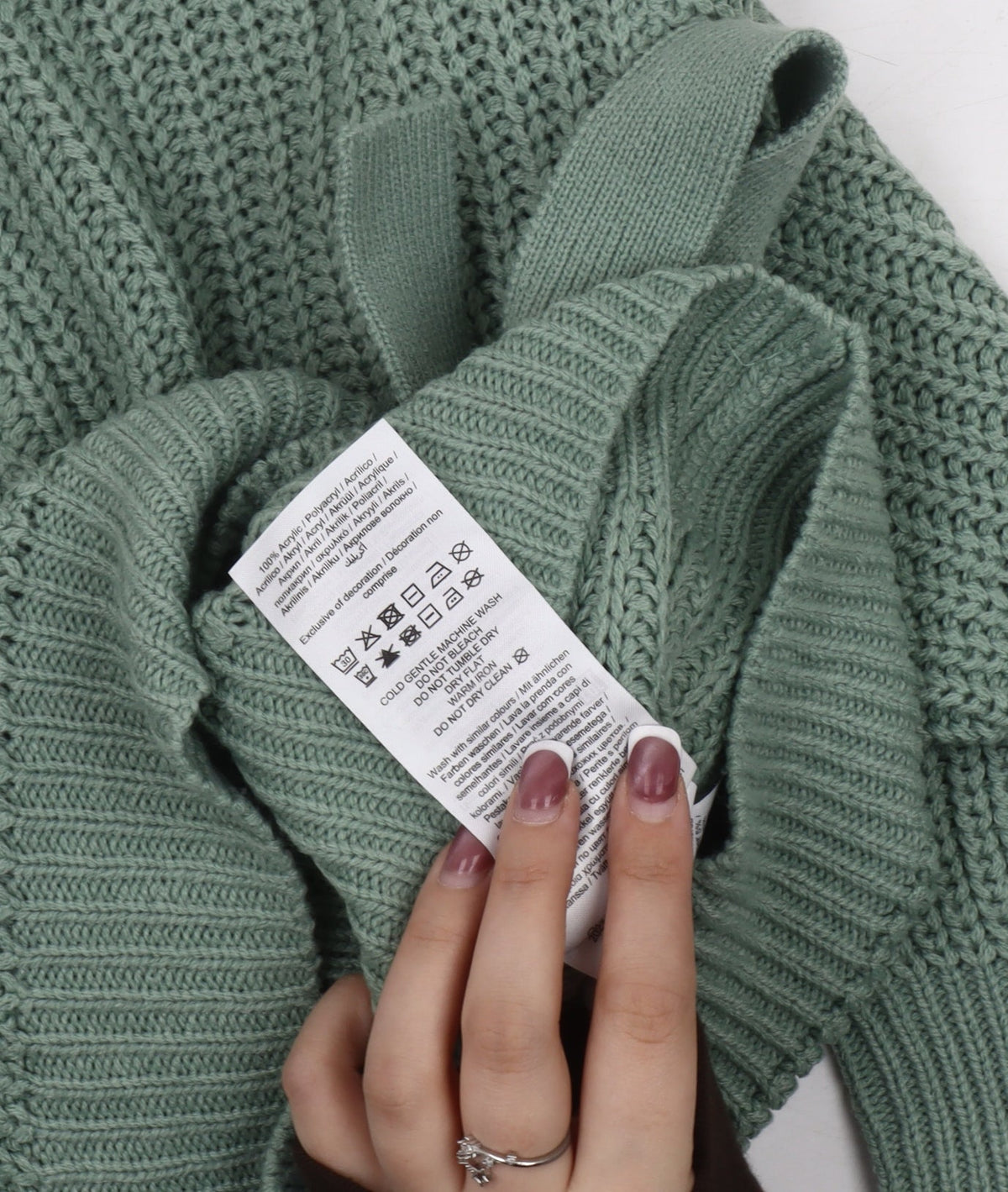 ONLY Women's Green Wrap Jumper XS
