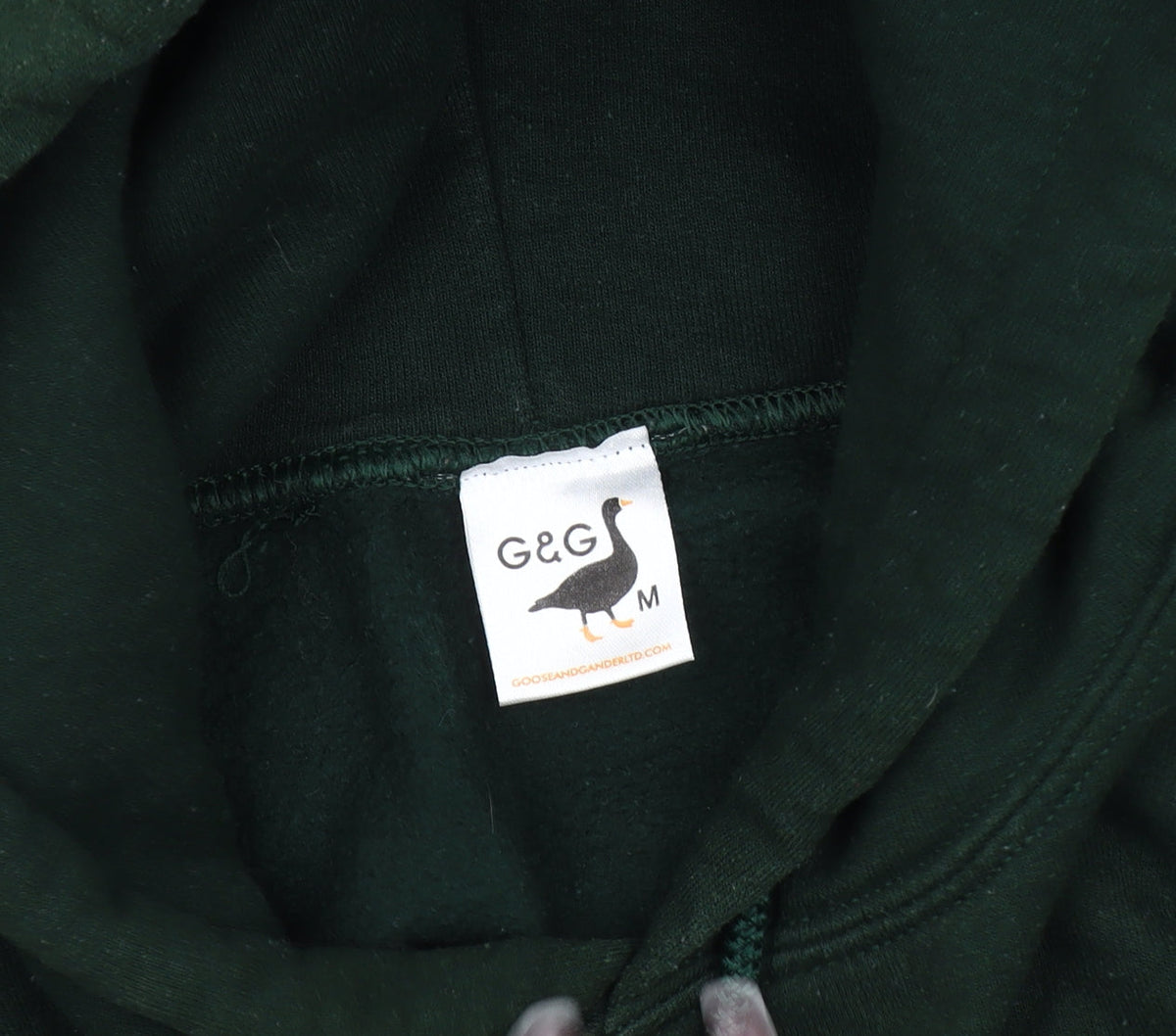 G&G Men's Green Pullover Hoodie Medium