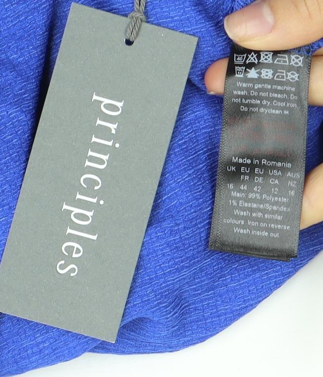 Principles Women's Blue Blouse Size 12