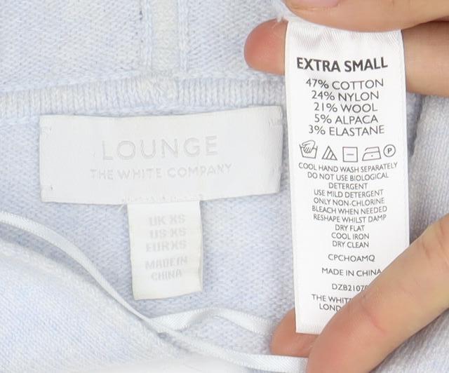 Lounge Women's Ivory XS Hooded Jumper with Pockets