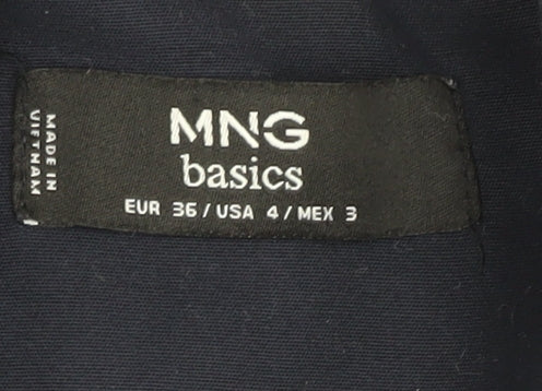 MNG Women's Blue Blazer, Size 8, Business Classic