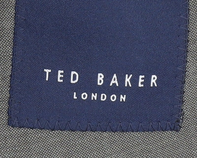 Ted Baker Men's Grey Suit Jacket Regular Fit 40R
