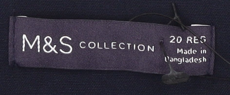 Marks & Spencer Women's Blue Pencil Skirt Size 20