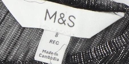 Marks and Spencer Women's Black Long Sleeve Dress