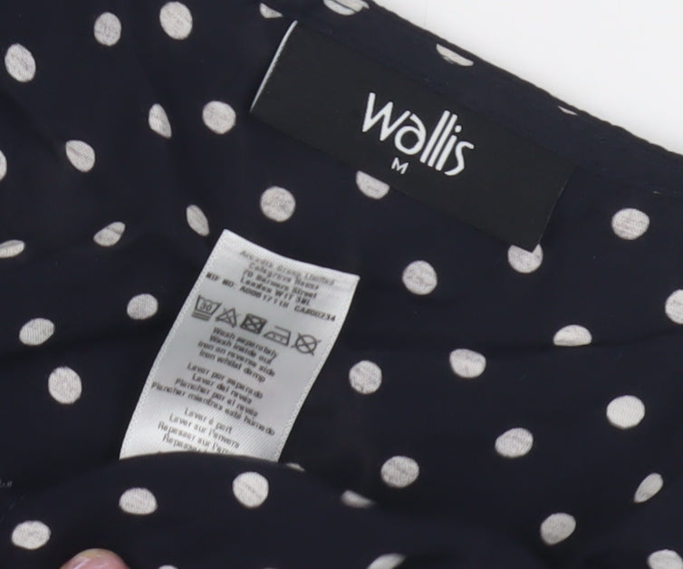 Wallis Women's Black Polka Dot Jacket - Size M
