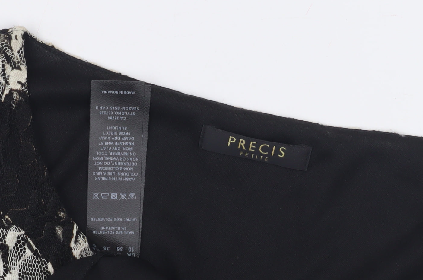 Precis Petite Women's Black Sheath Dress Size 10