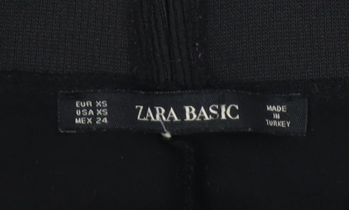 Zara Basic Women's Black XS Side Stripe Leggings