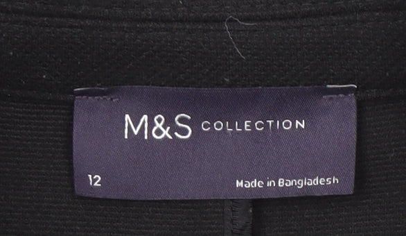 Marks & Spencer Women's Black Blazer UK Size 12